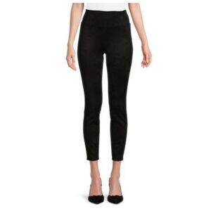 Laundry‎ by Shelli S.e.g.a.l High Waist Cropped Faux Suede Leggings